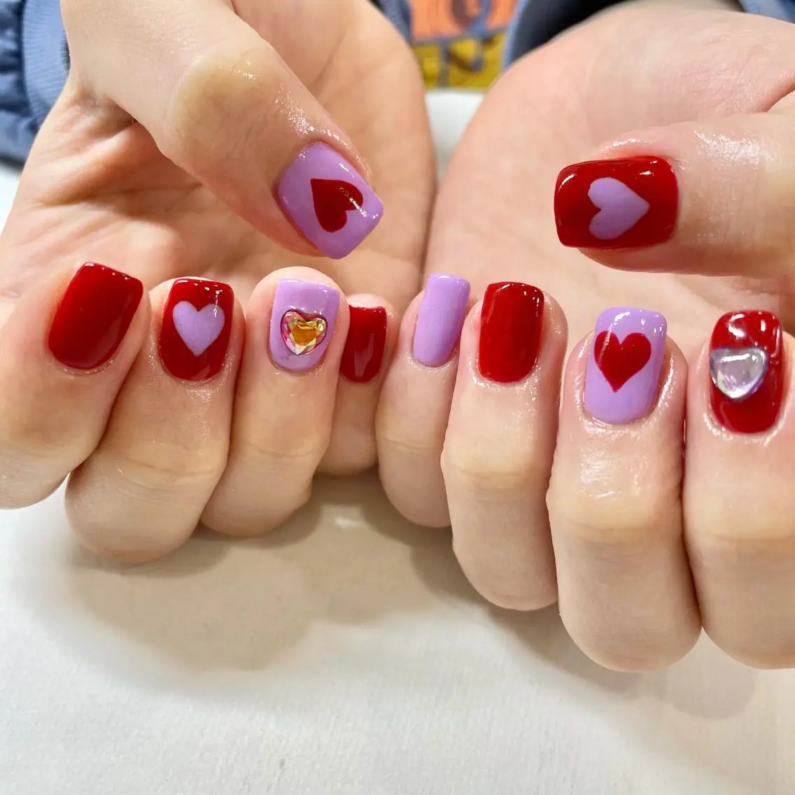 ネイル ハート ハンドネイル フットネイル 🎀AYAKO 🎀中韓ネイルのネイルデザイン