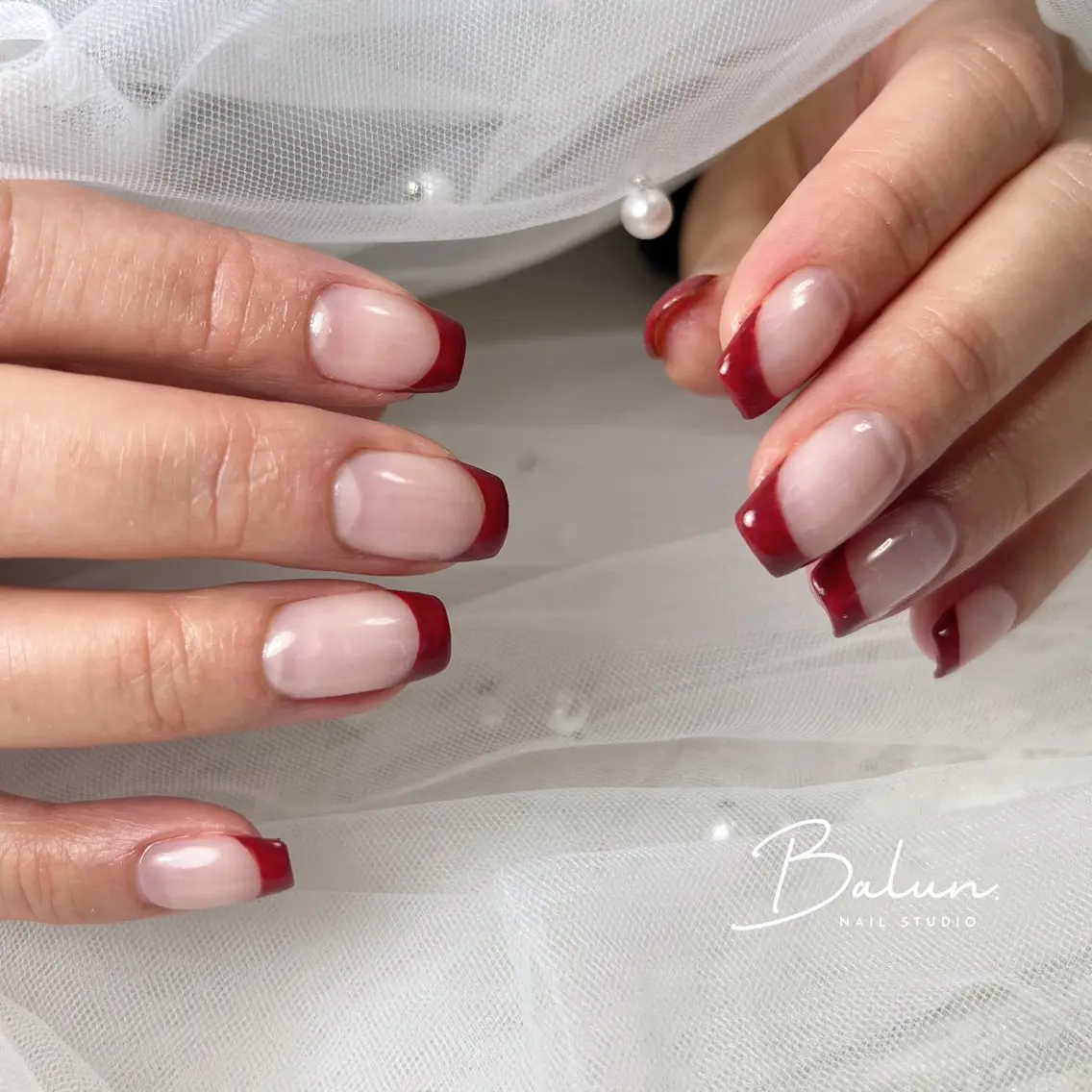 ネイル フレンチネイル ハンドネイル balun. nailのネイルデザイン
