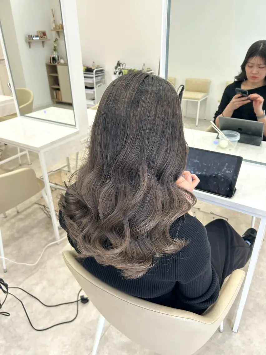ミディアム ヘアアレンジ ヨシンモリ 韓国風ヘア Hirakuni Manakaのその他イメージ