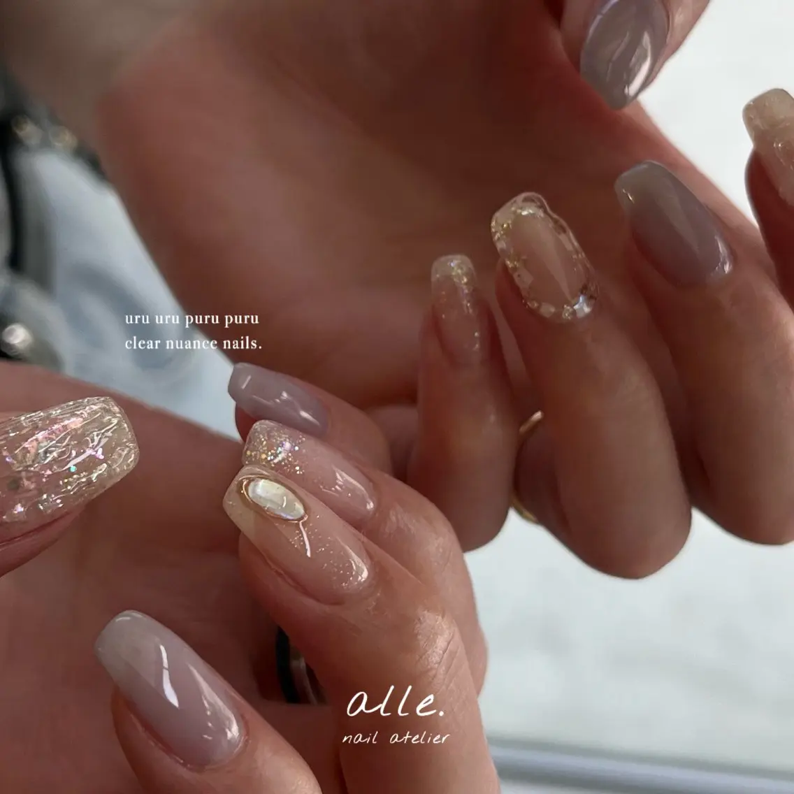 ネイル ハンドネイル atelier alle.のネイルデザイン