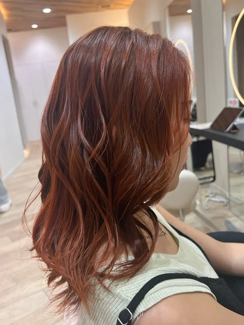 セミロング Ashanti 有川のヘアスタイル