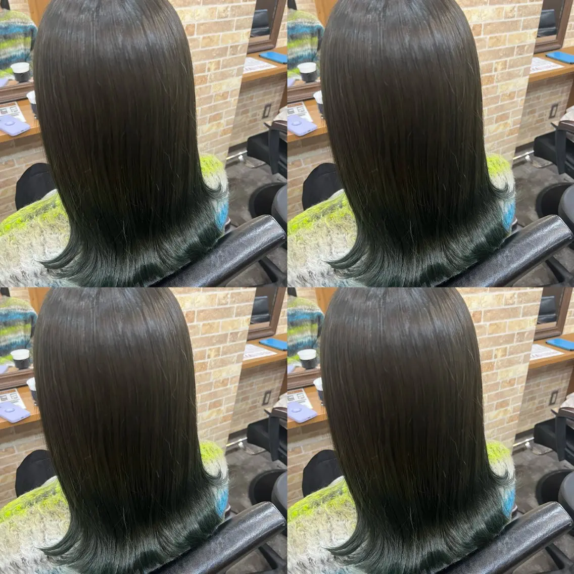 ミディアム エクステ×髪質改善× 𝑺𝑬𝑵𝑹𝑰のヘアスタイル