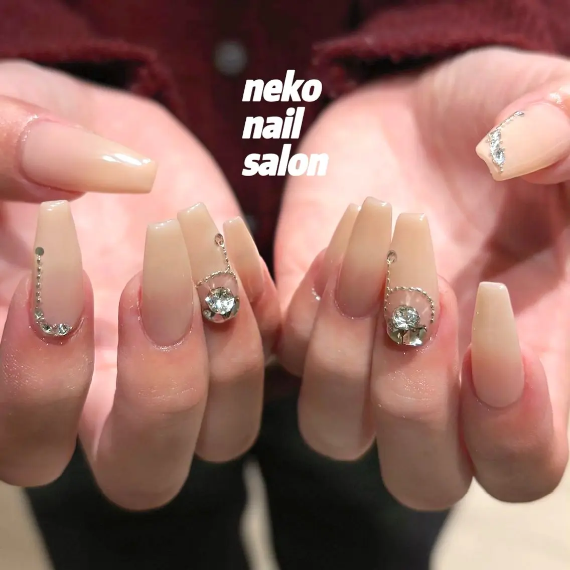 ネイル ワンカラーネイル ハンドネイル neko nailのネイルデザイン