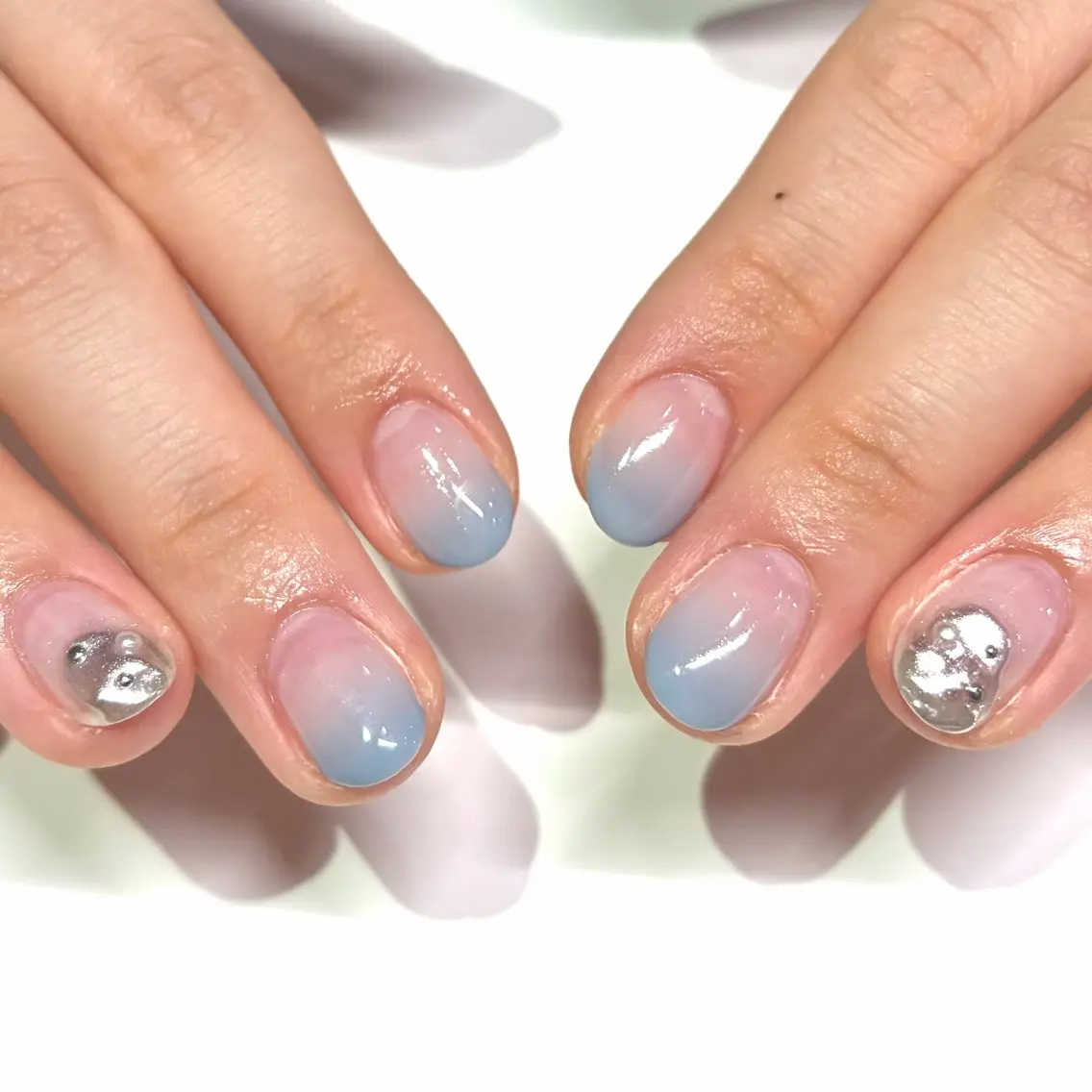 ネイル アートネイル グラデーション 3Qnail Akazawaのネイルデザイン