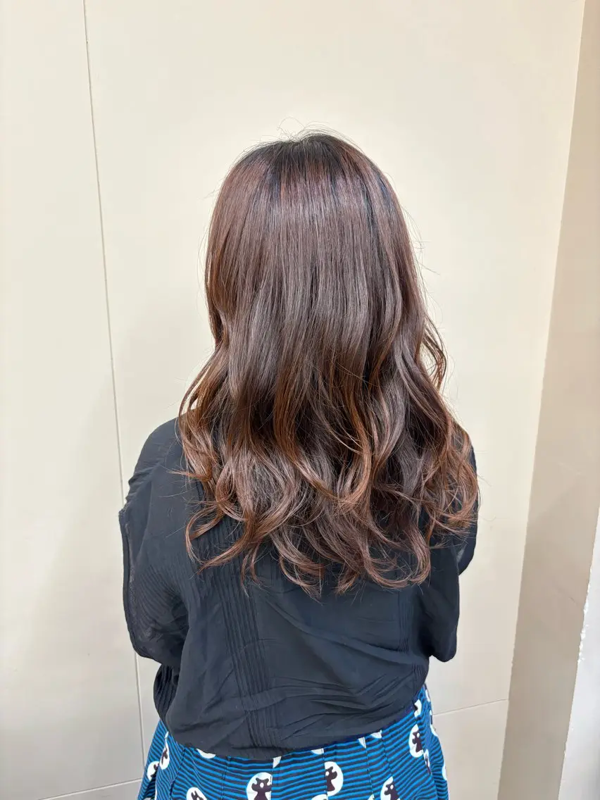 セミロング レイヤーカット 🍑きょうか 髪質改善/鎌倉🐻のヘアスタイル