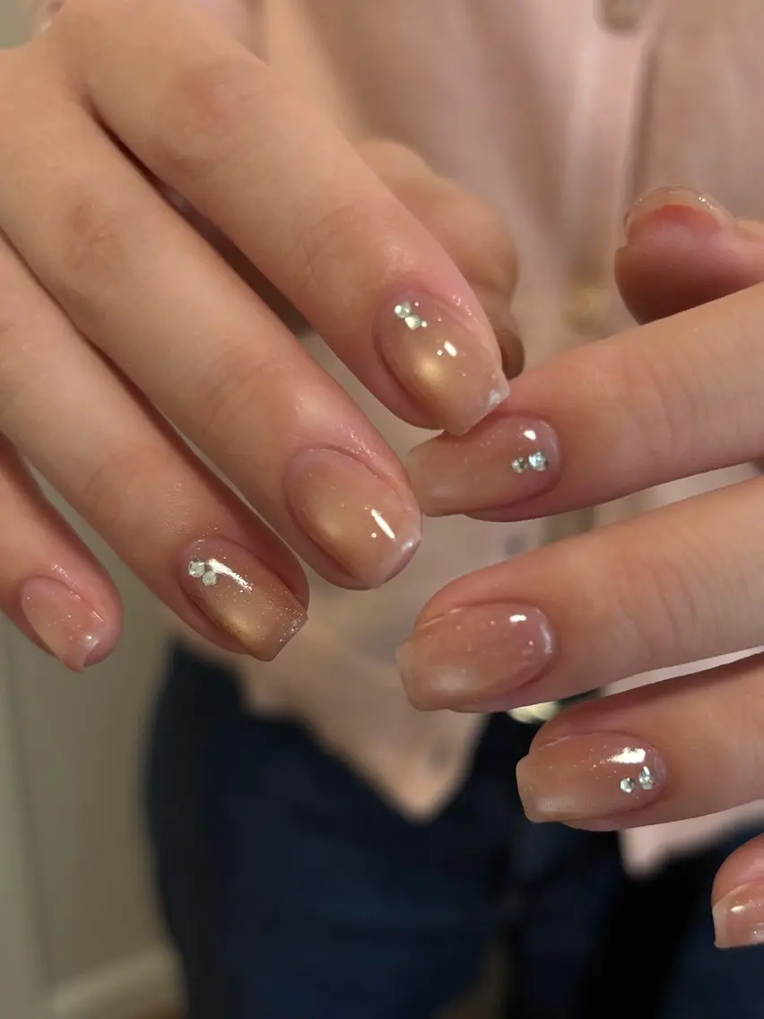 ネイル フラッシュネイル フラッシュマグ ストーンネイル ハンドネイル rena nailのネイルデザイン