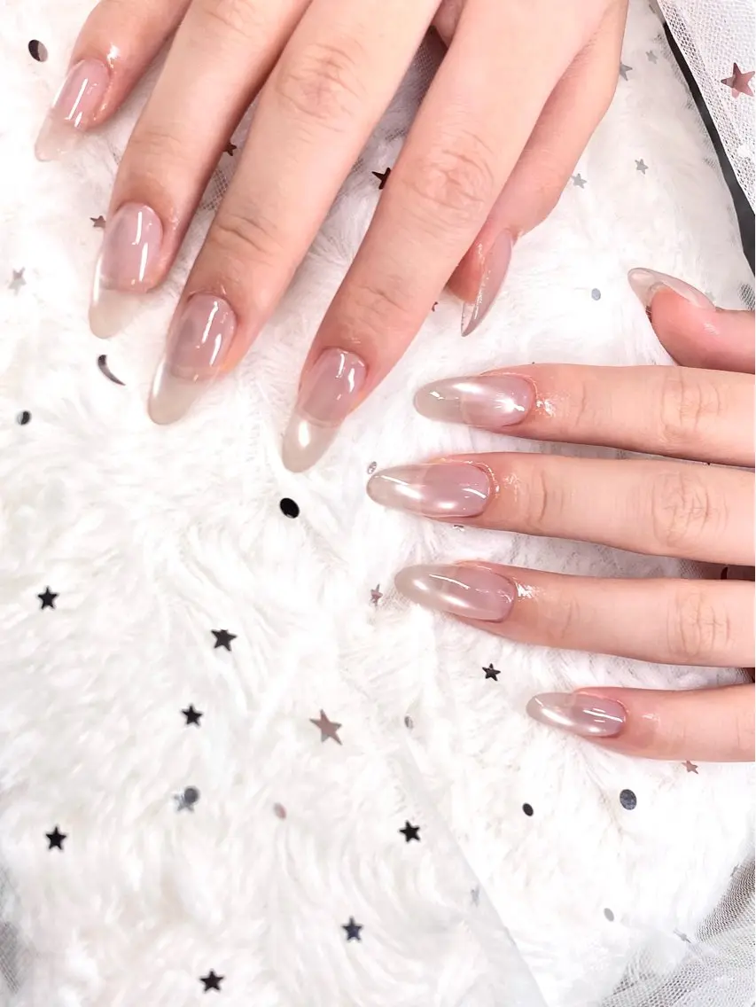 【練習モデル半額】チップ長さ出し＋ワンカラー／マグネットの写真