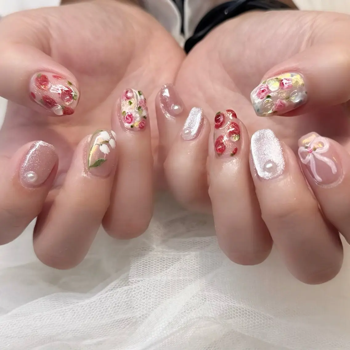 ネイル ハンドネイル 新井 ひなののネイルデザイン