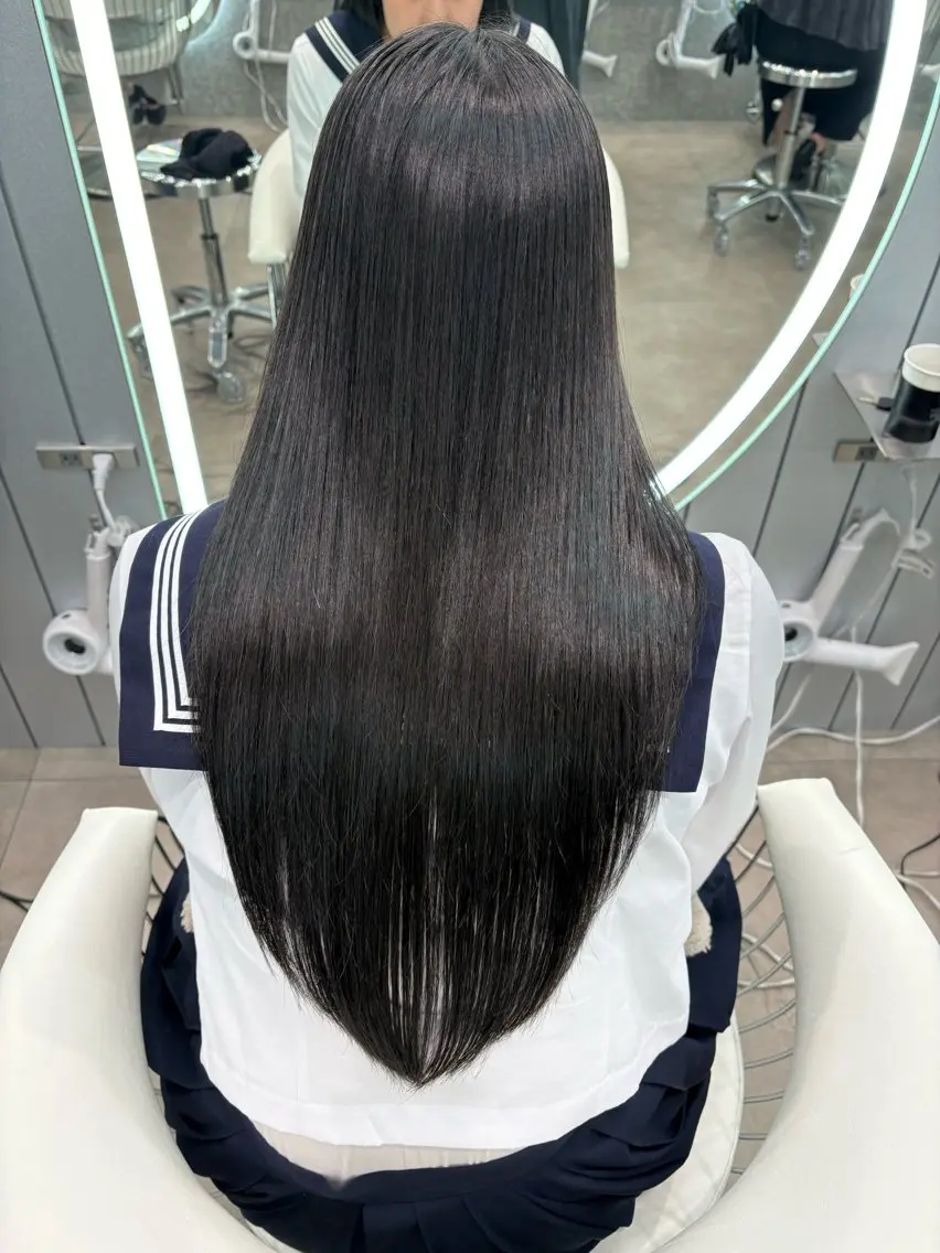 ロング ヘアアレンジ アッシュ ボブ くびれヘア 顔まわりレイヤー 顔周りカット カット 縮毛矯正 トリートメント ヘアセット 大宮縮毛矯正🩵 レイヤー 佐藤和のヘアスタイル