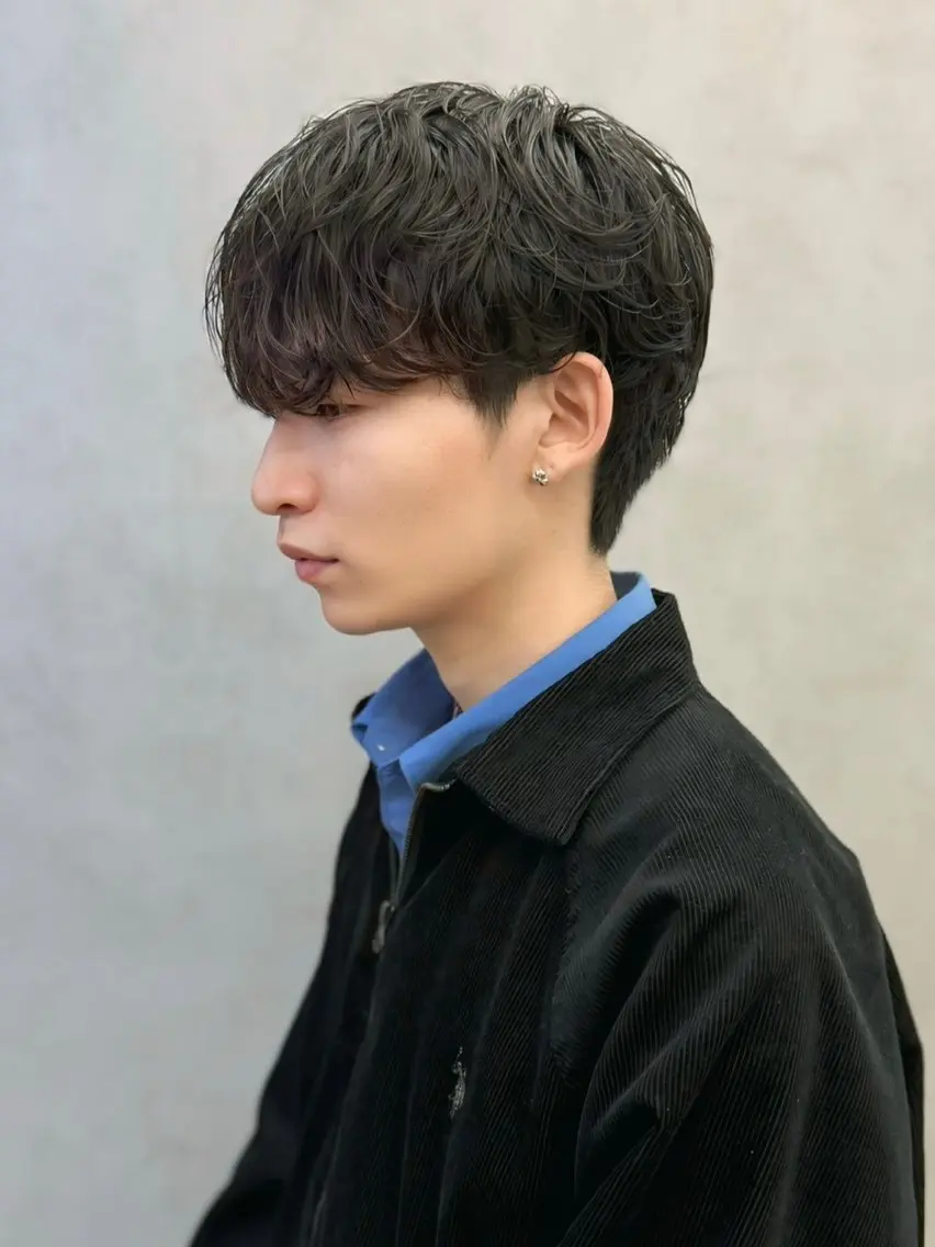 【🫧メンズ限定🫧】カット+シャドウパーマ🐦⬛※カット追加+¥1,000の写真