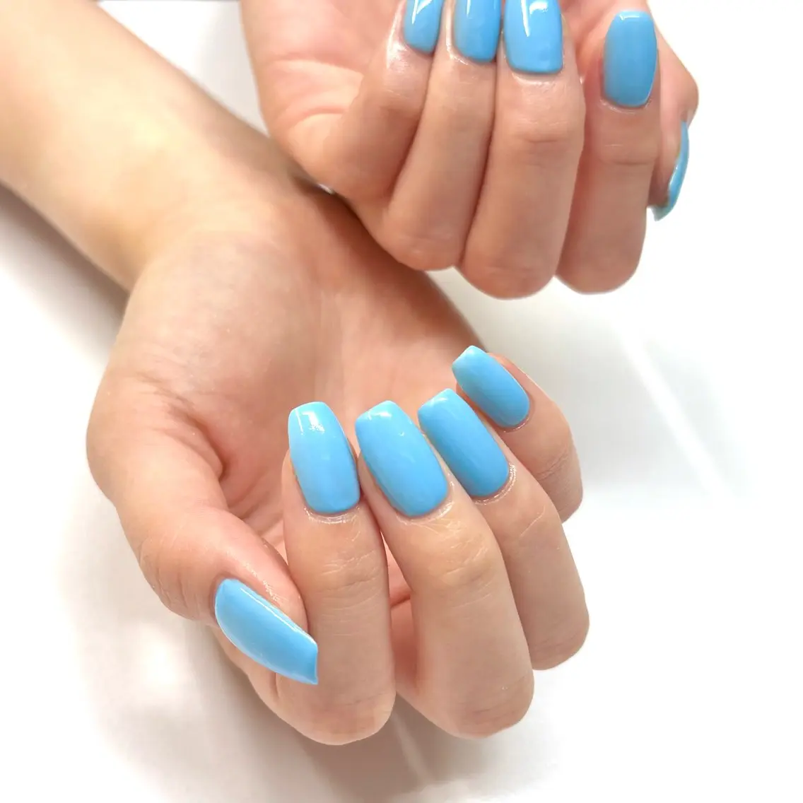 ネイル 水色 mitani mahoのネイルデザイン