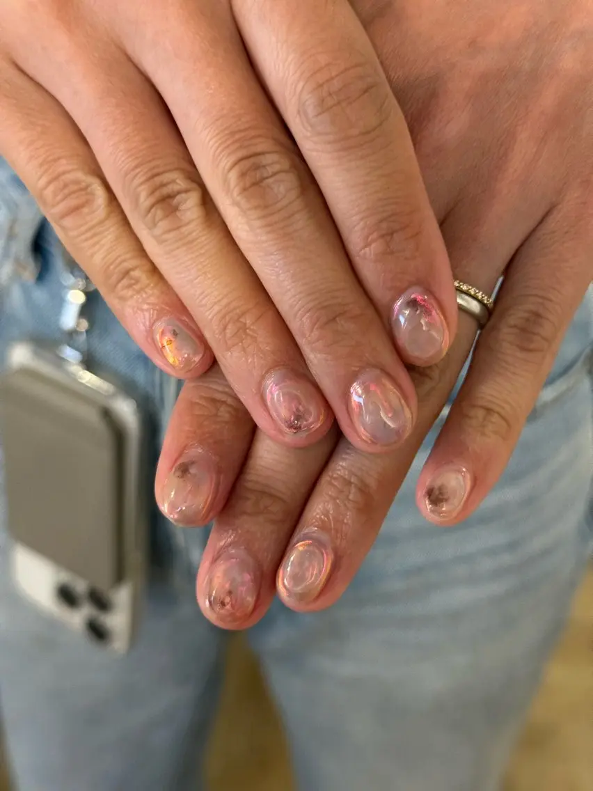 ネイル クリアネイル ニュアンスネイル ハンドネイル filonnail asukaのネイルデザイン