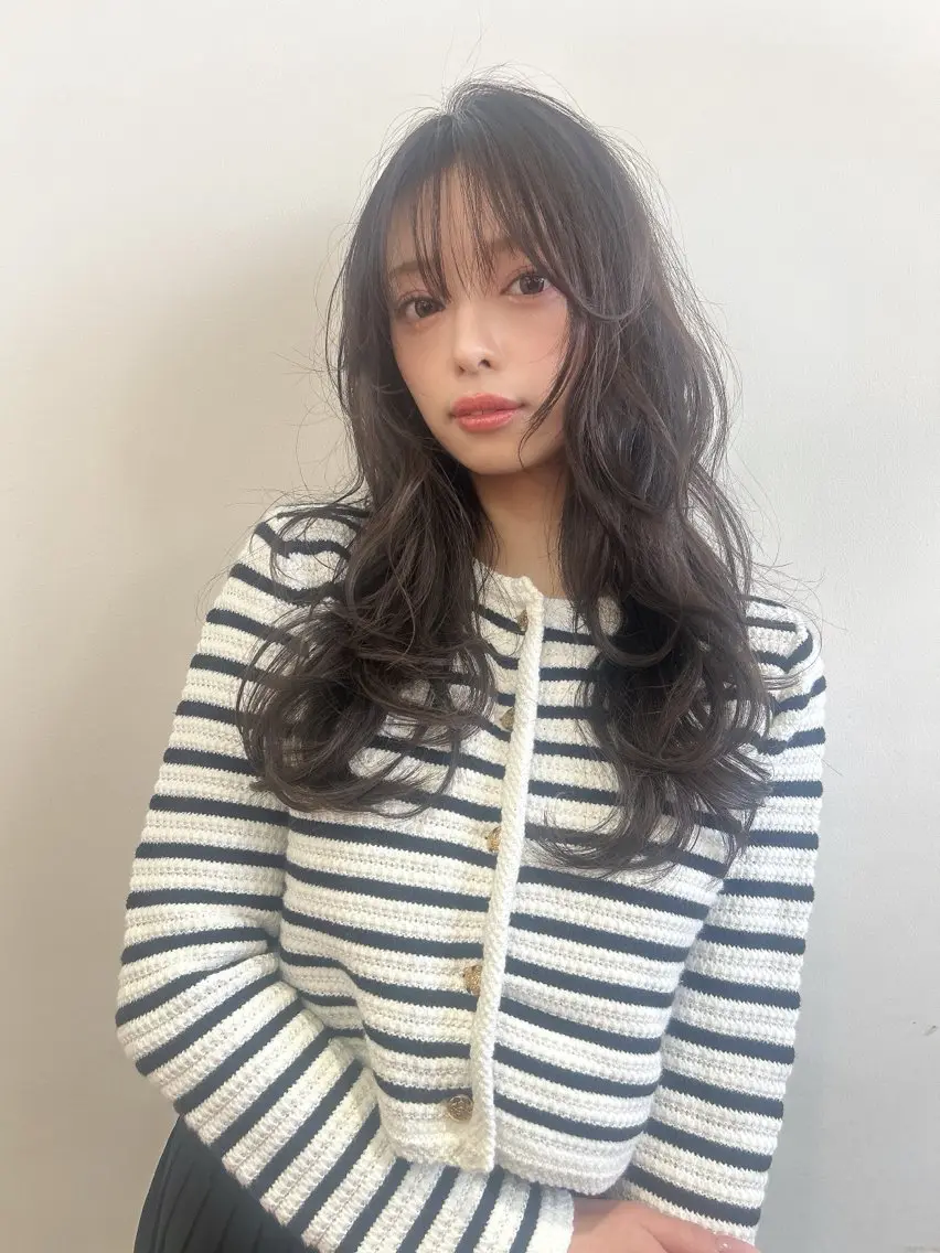 ロング カラー カット ヘアカラー イーストハムネオ高木 亮人🌿のヘアスタイル