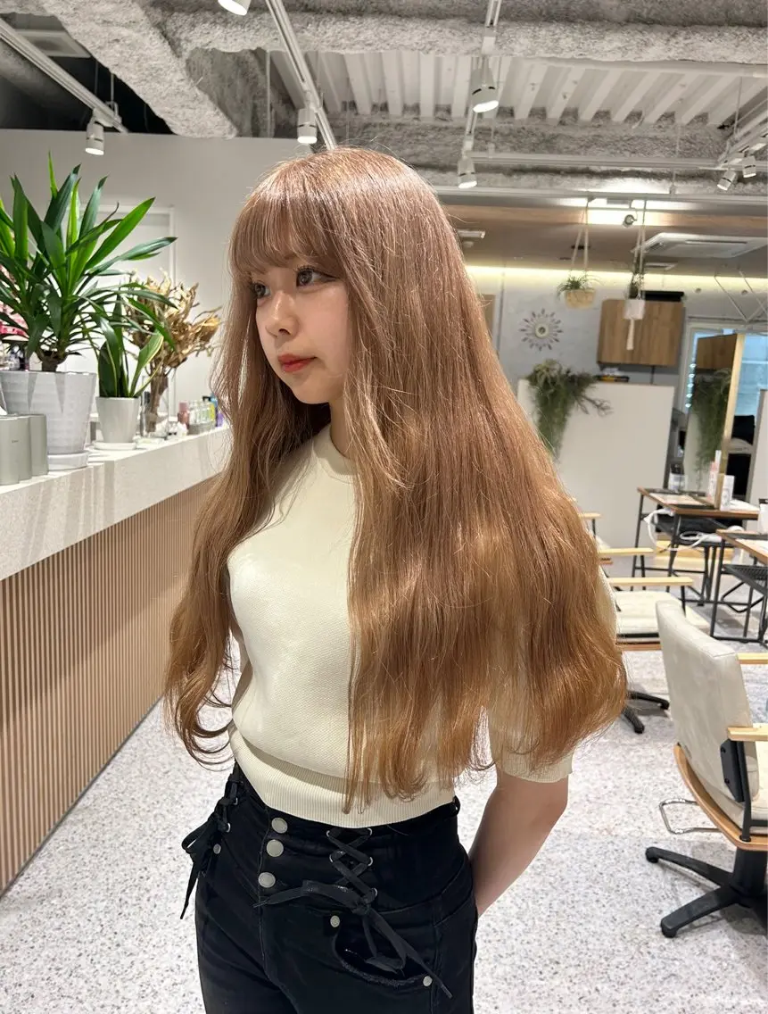 ロング ヘアカラー hair&eye🎀 /momoKaのヘアスタイル