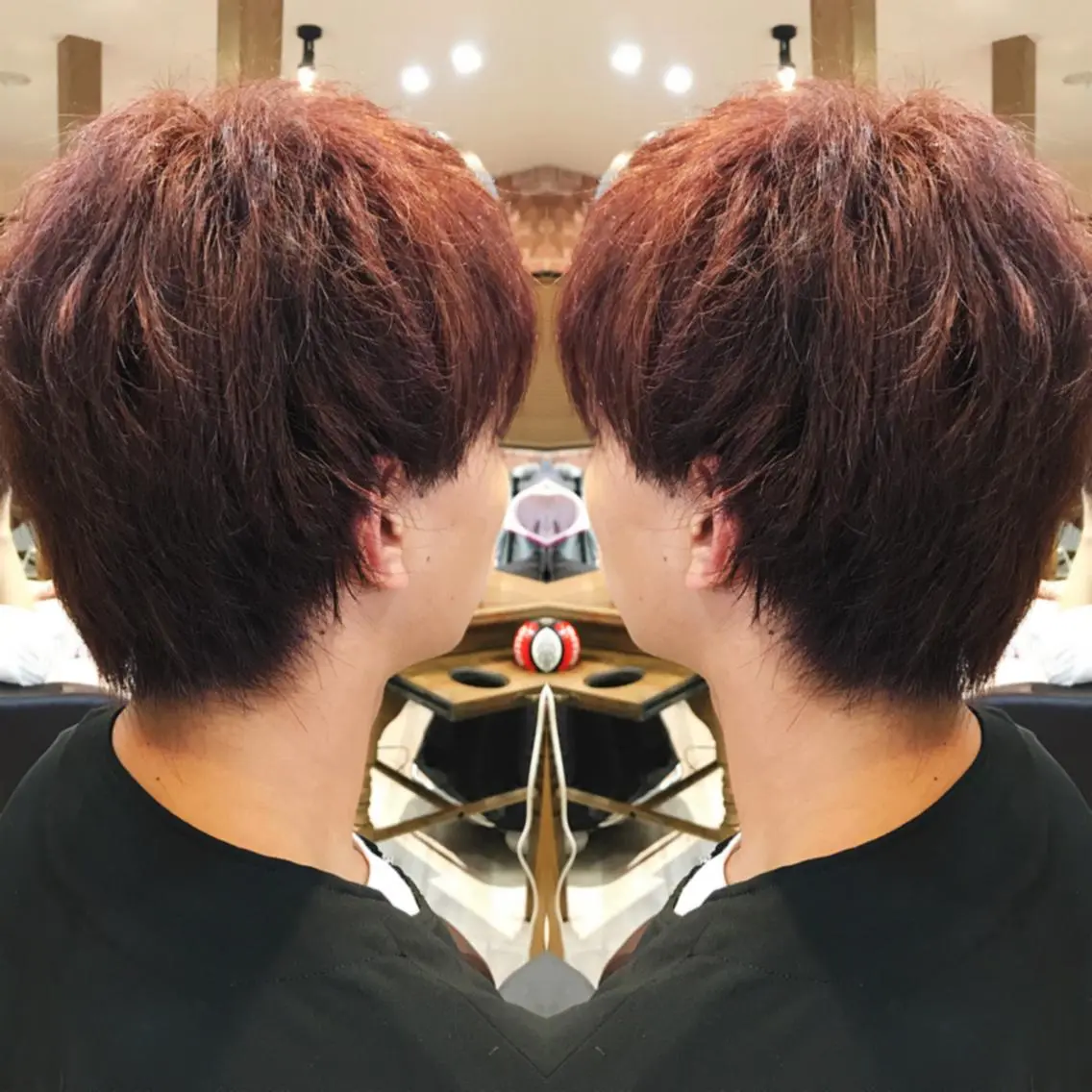 ショート カラー メンズ カット ヘアカラー トリートメント 重政 和樹のヘアスタイル