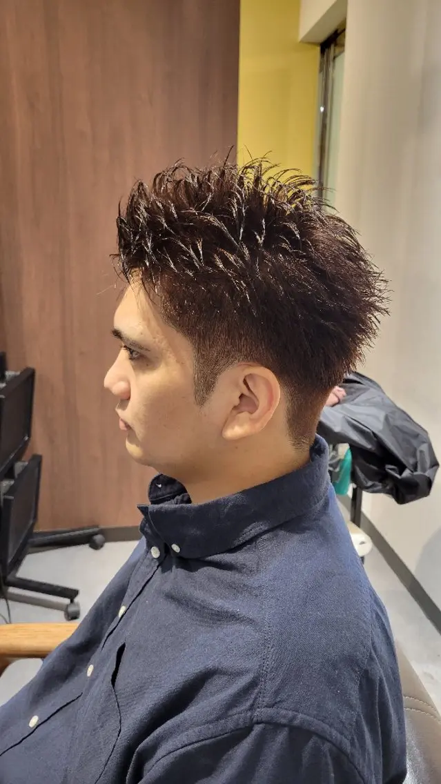 ✂メンズベリショ✂⚠️1周刈り上げ ワンカラーの写真