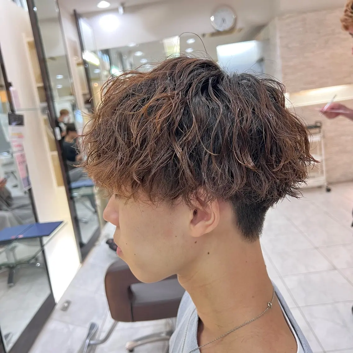 👊メンズカット+パーマ+カラー＋前処理トリートメント👊の写真