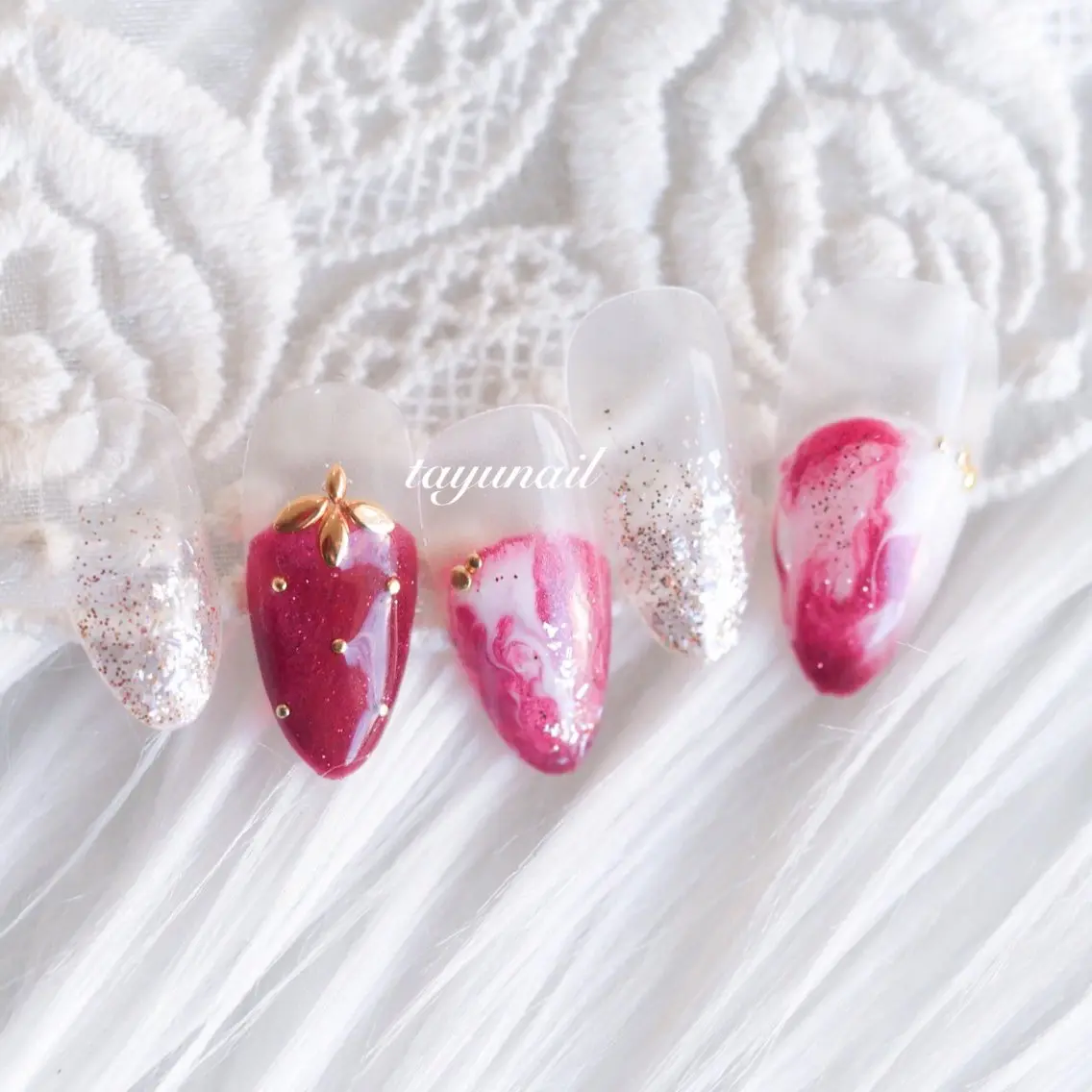 ネイル アートネイル ジェルネイル パラジェル ハンドネイル ネイルサロン 【たゆnail】のネイルデザイン