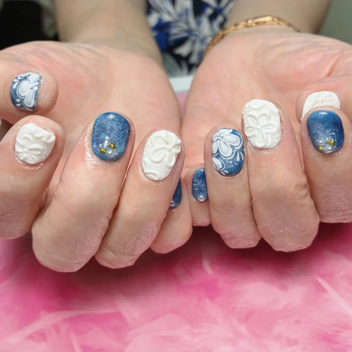 ショート ハンドネイル hs nail salonのネイルデザイン