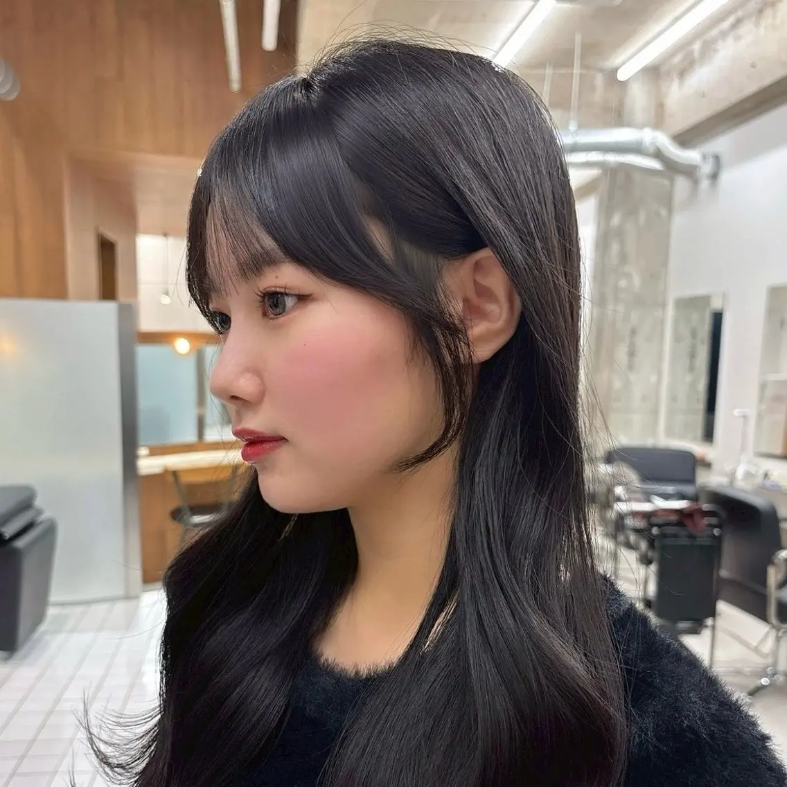 ロング ヘアカラー トリートメント ☘️Merak 🐈‍⬛Harunaのヘアスタイル