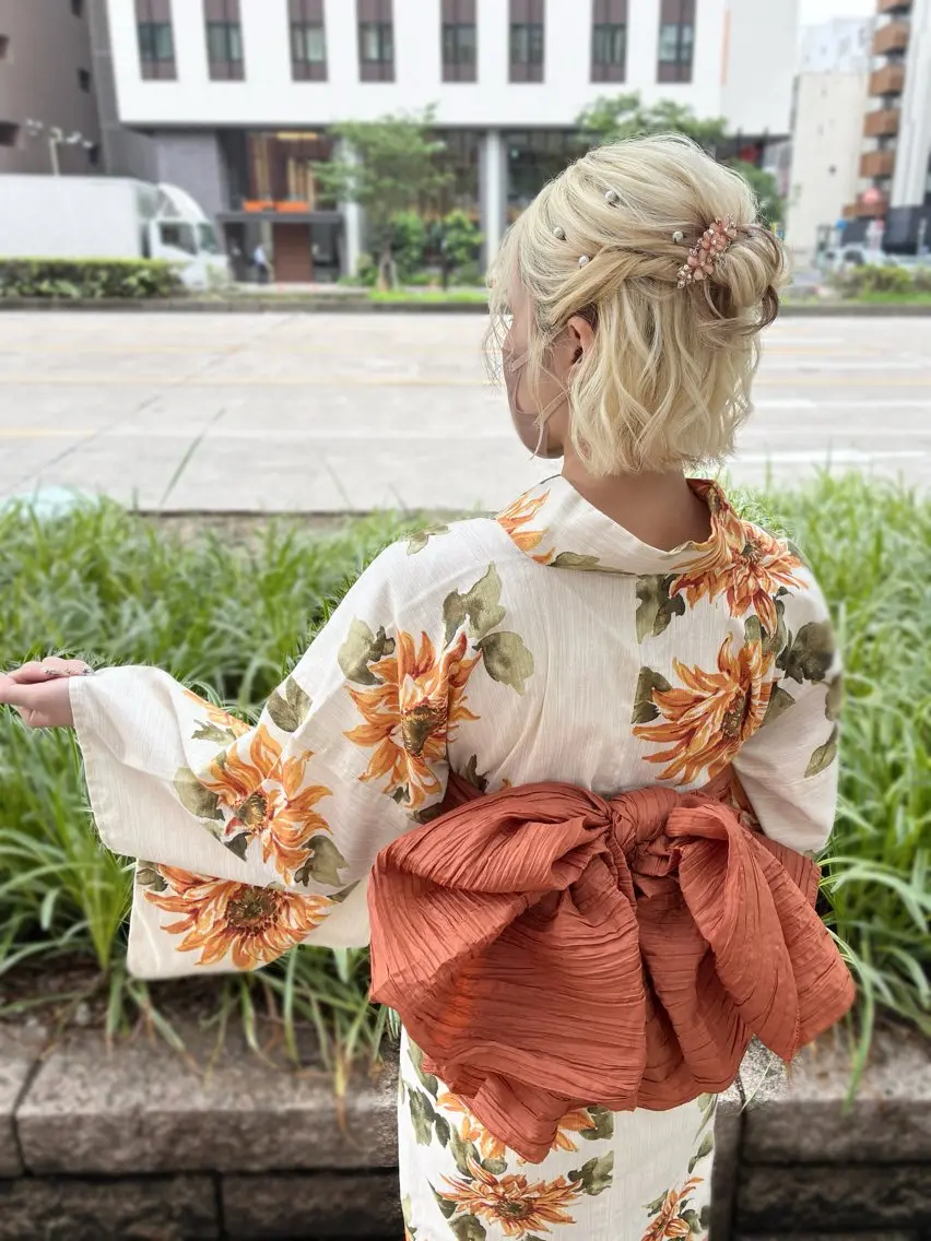 ショート ヘアアレンジ 浴衣 着付け ヘアセット専門店 Rのその他イメージ