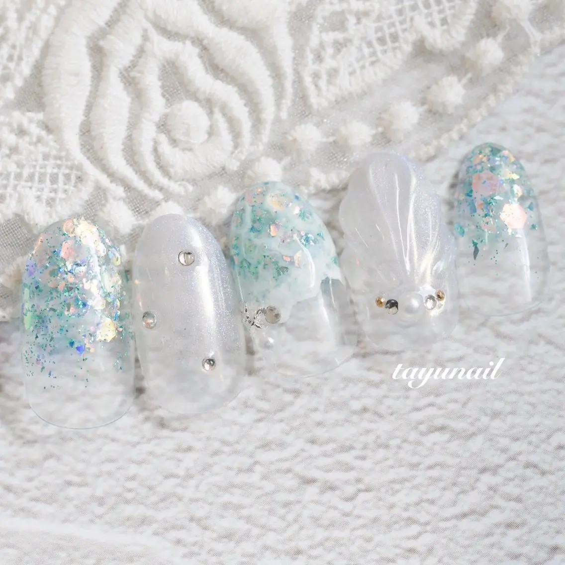メンズ ネイル アートネイル ジェルネイル パラジェル 夏ネイル ネイルサロン 【たゆnail】のネイルデザイン