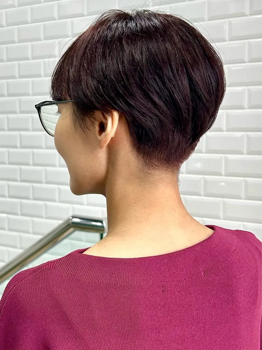 ショート カラー カット ヘアカラー トリートメント appiis 柳田葵　横浜のヘアスタイル