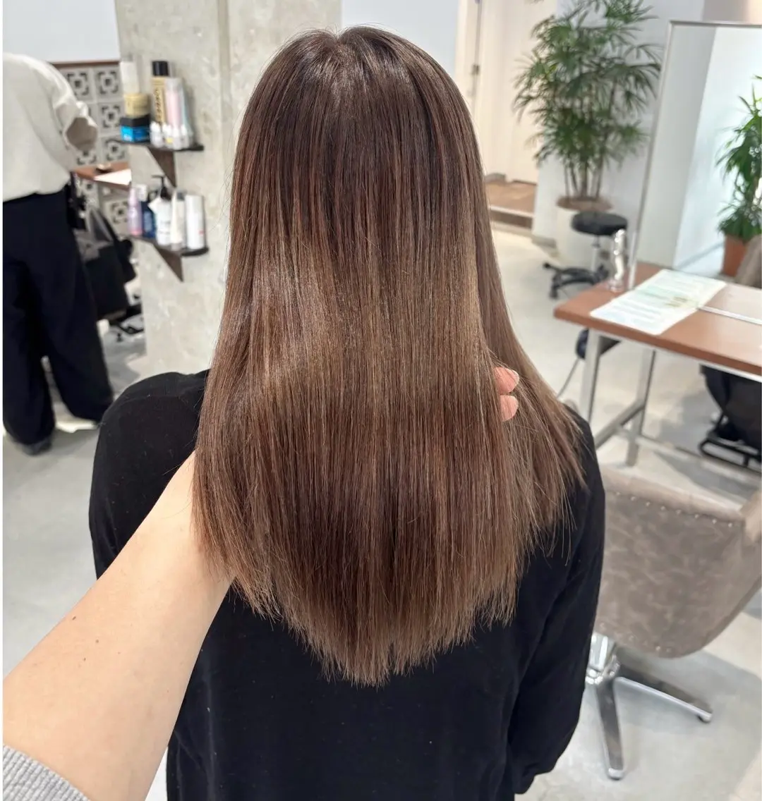 【ツルサラ縮毛矯正】似合わせカット➕酸性縮毛矯正の写真