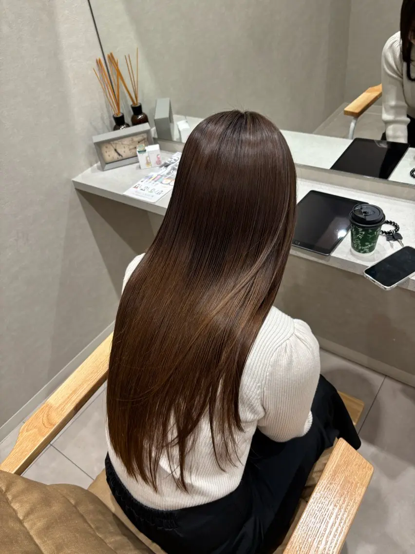 ロング ロング 縮毛矯正 "今"だけでない美髪 KOTOMIのヘアスタイル