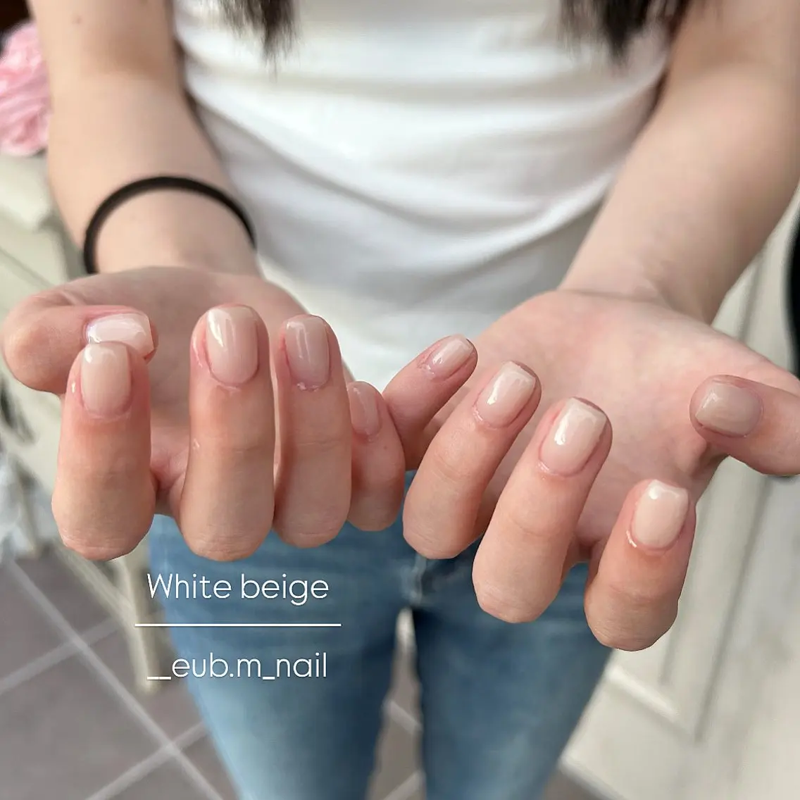 ネイル シンプルネイル ハンドネイル 深夜ネイルサロン eub.m_nailのネイルデザイン