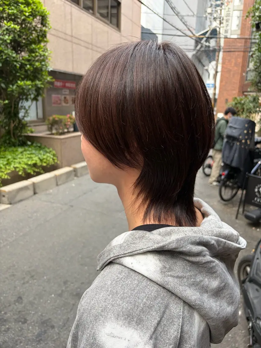 ショート カラー 中下 優光のヘアスタイル