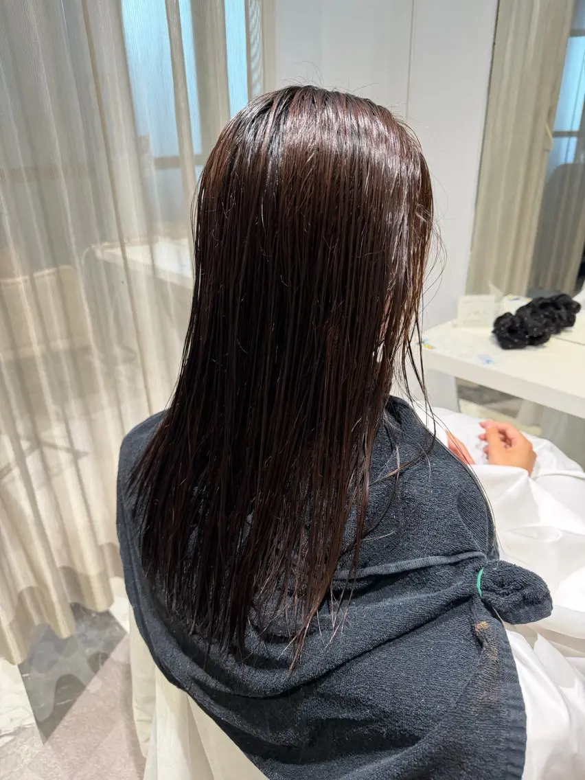 ミディアム カット トリートメント 福山髪質改善| 三宅星哉のヘアスタイル