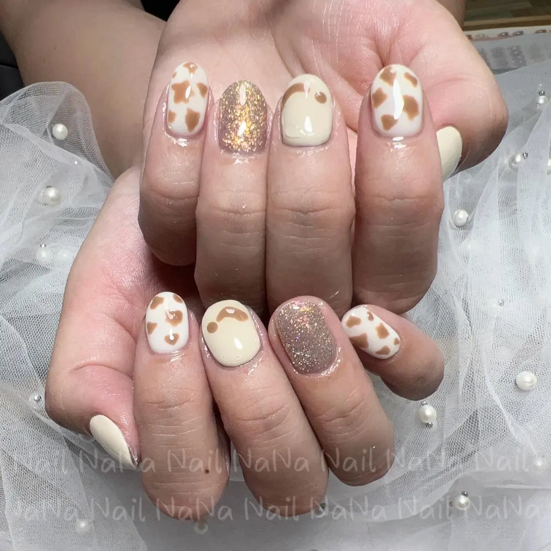 ショート カラー ネイル ハンドネイル Nail NaNaのネイルデザイン