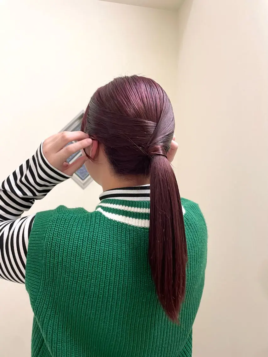 セミロング カラー ヘアアレンジ トリートメント 菜々🦖新宿 men's特化のヘアスタイル