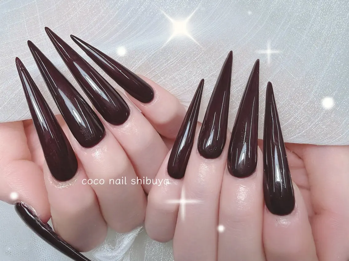 ネイル 成人式 大理石ネイル(マーブル) リボン 夏ネイル ネイルチップ ハンドネイル CoCo Nail 長さ出し専門店のネイルデザイン