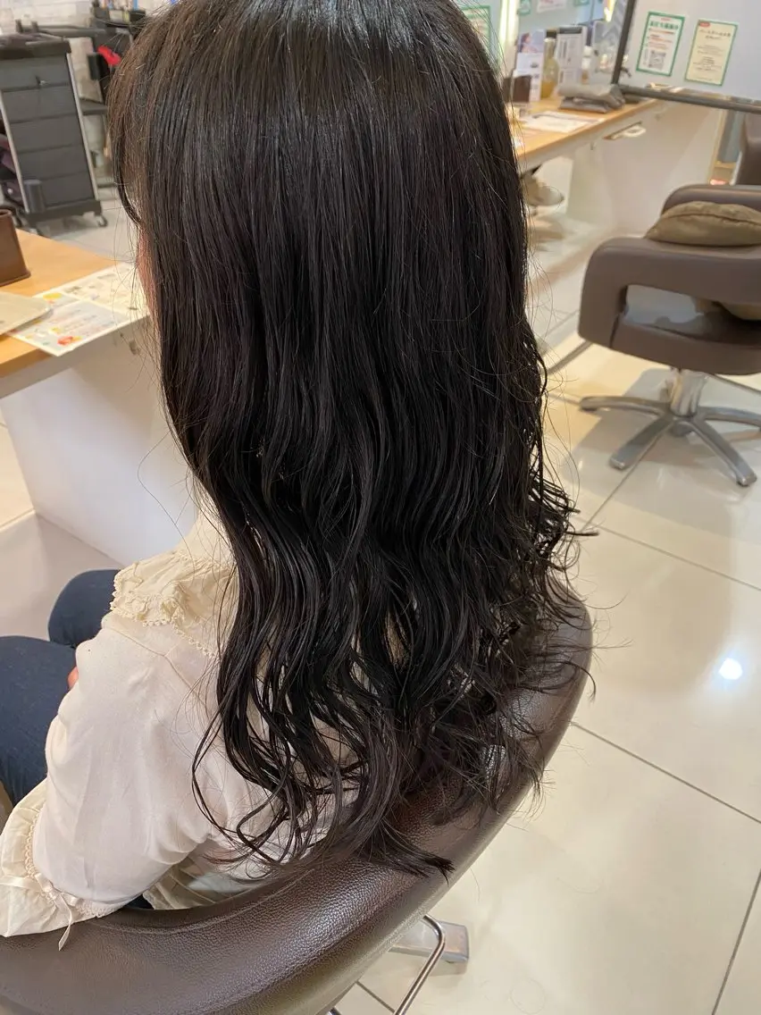 ロング パーマ カット パーマ トリートメント 🐥波巻き/メンズ/ ショート🐥いとみなのヘアスタイル