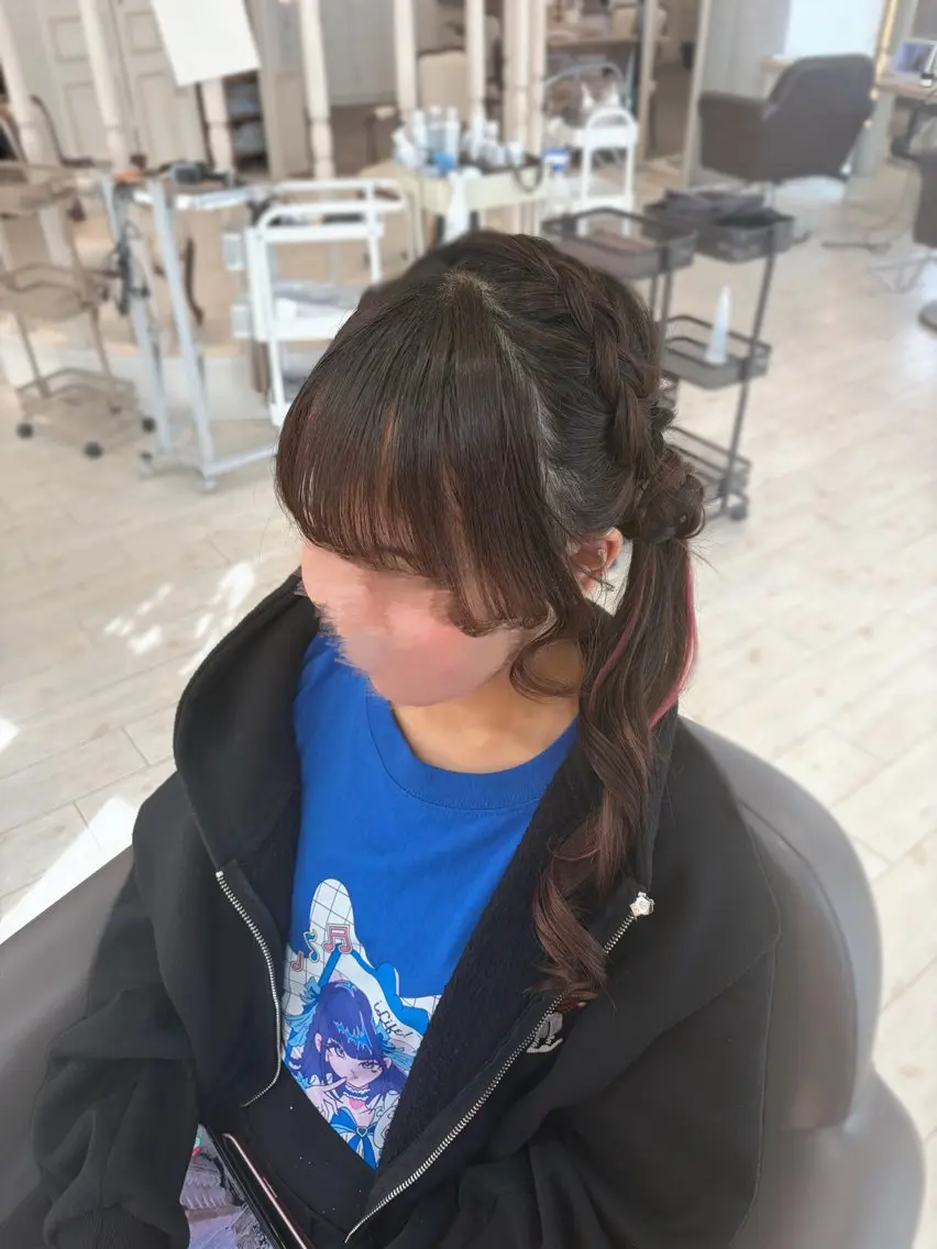 ロング ヘアアレンジ ヘアメ⑅̥艶カラー ⑅̥honokaのヘアスタイル