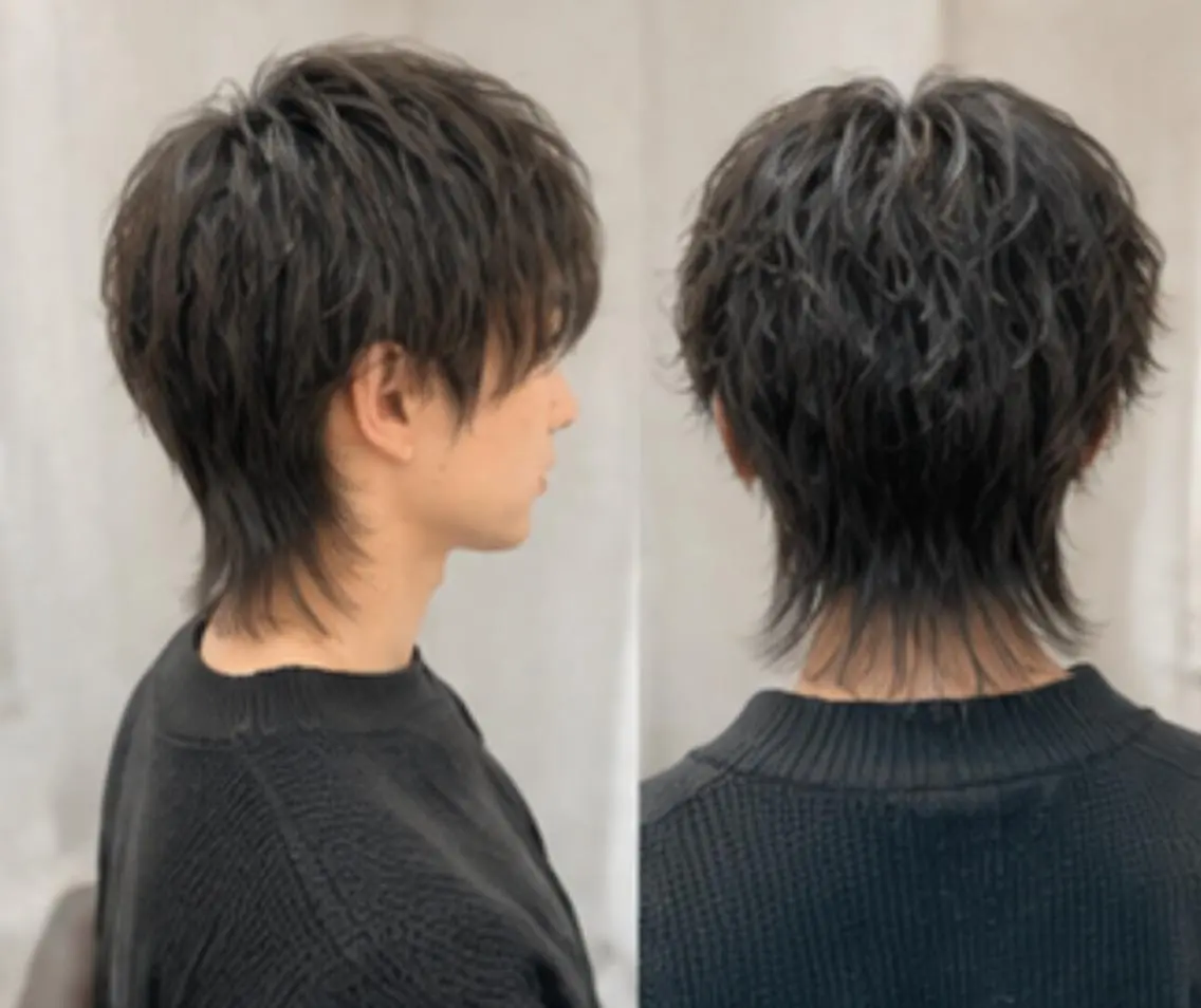 ショート メンズ パーマ Men's Lienのヘアスタイル