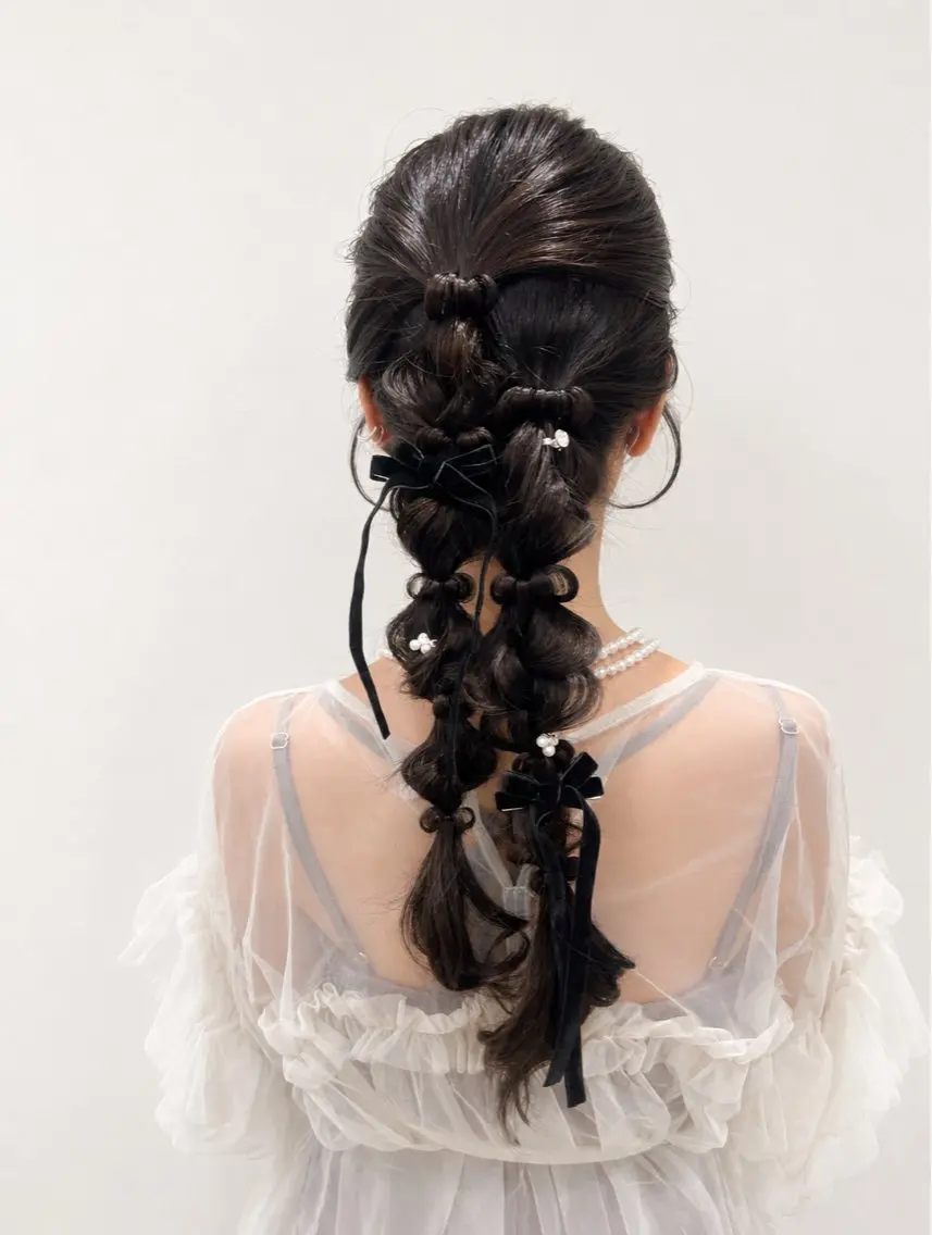 ロング ヘアアレンジ ヘアセット ヘアセット ヘッドスパ/河西未来のヘアスタイル