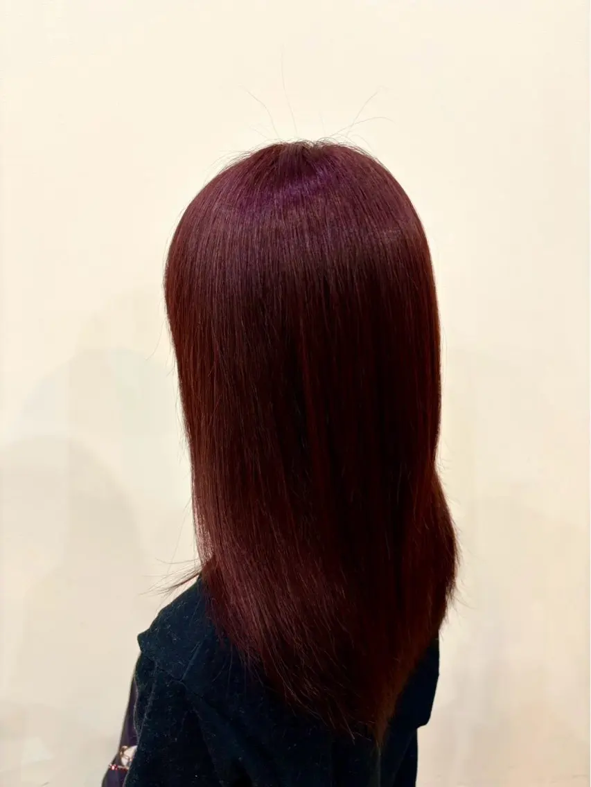 透明感カラー＋カット✨赤み消し🎨（トリートメント込み🫧）の写真