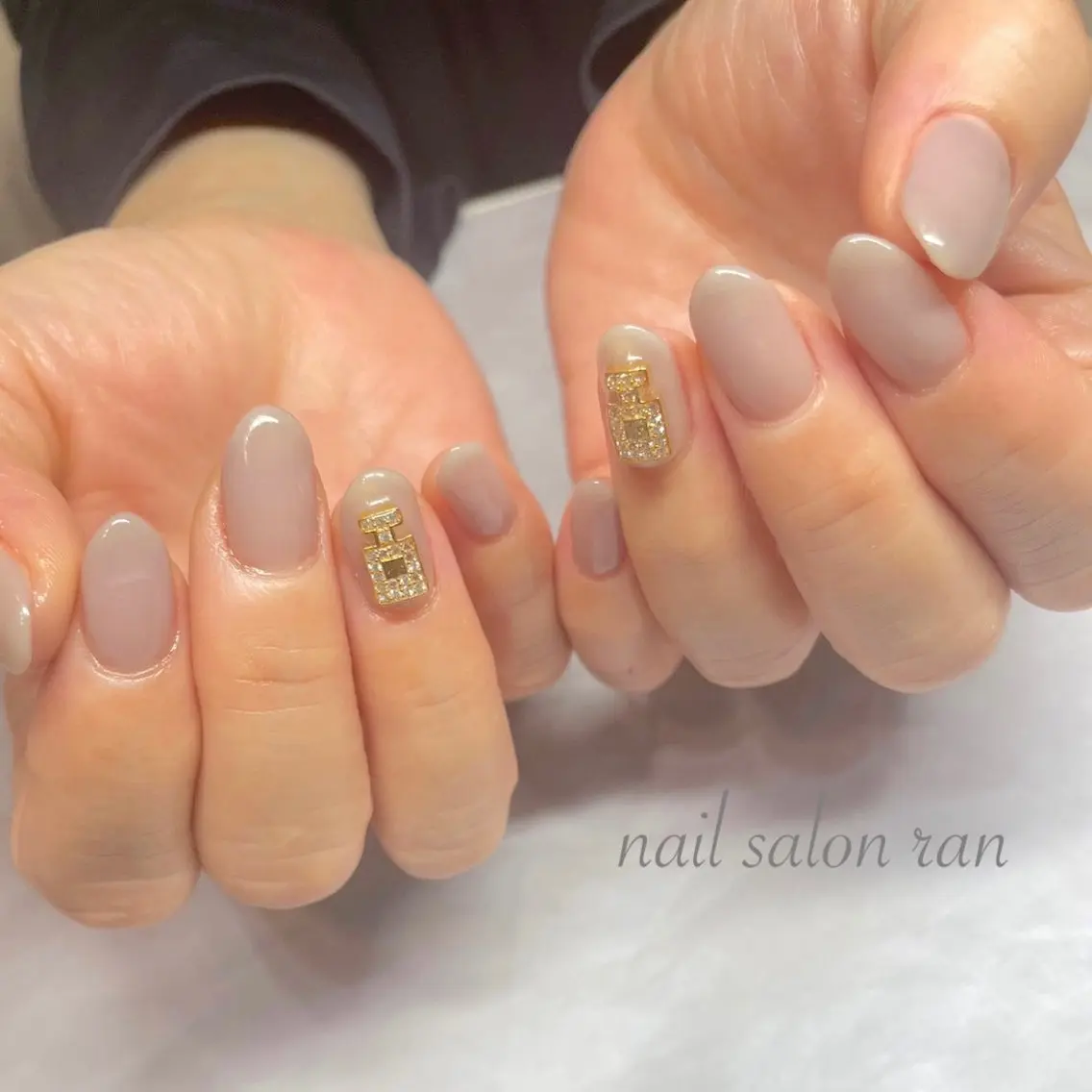 ネイル ワンカラーネイル ハンドネイル nailsalon ranのネイルデザイン