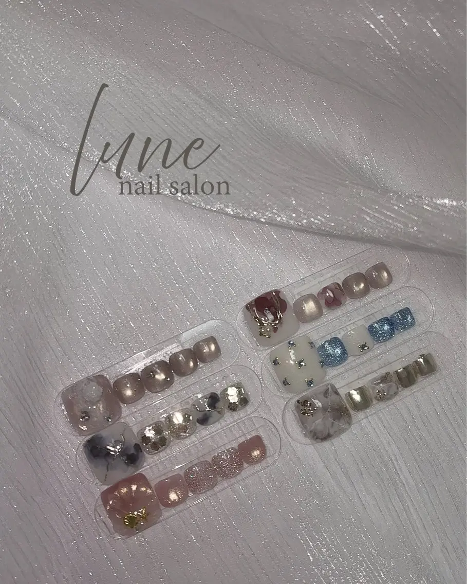ネイル フットネイル nail salon luneのネイルデザイン