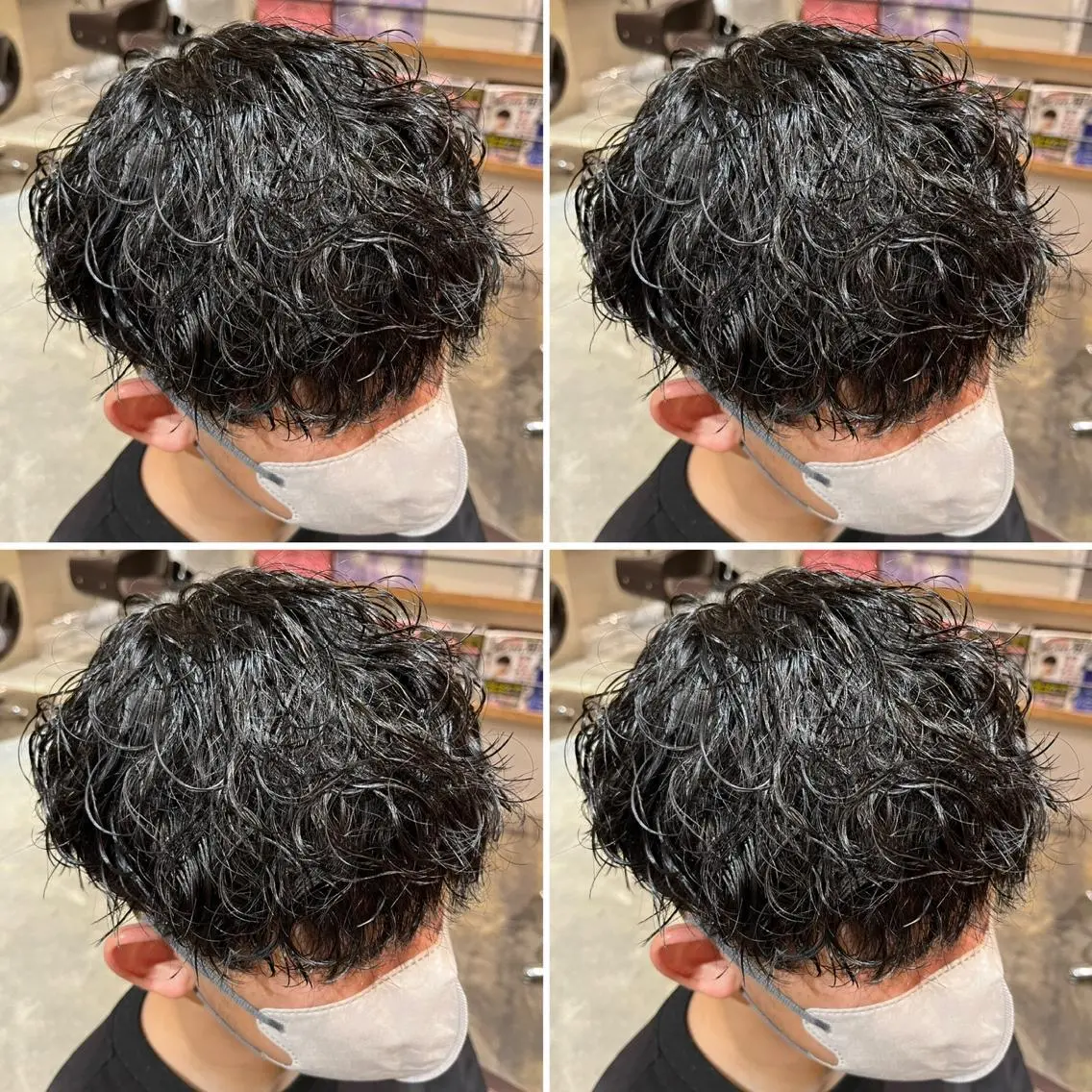 パーマ メンズ カット パーマ トリートメント ヘアセット メンズパーマ特化 望月謙二郎のヘアスタイル