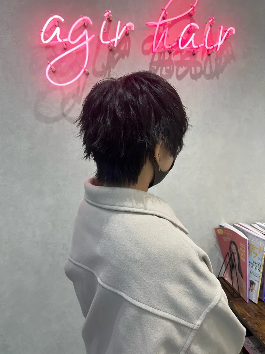 ショート メンズ カット 🪽髪質改善縮毛矯正 🤍MIU🤍のヘアスタイル