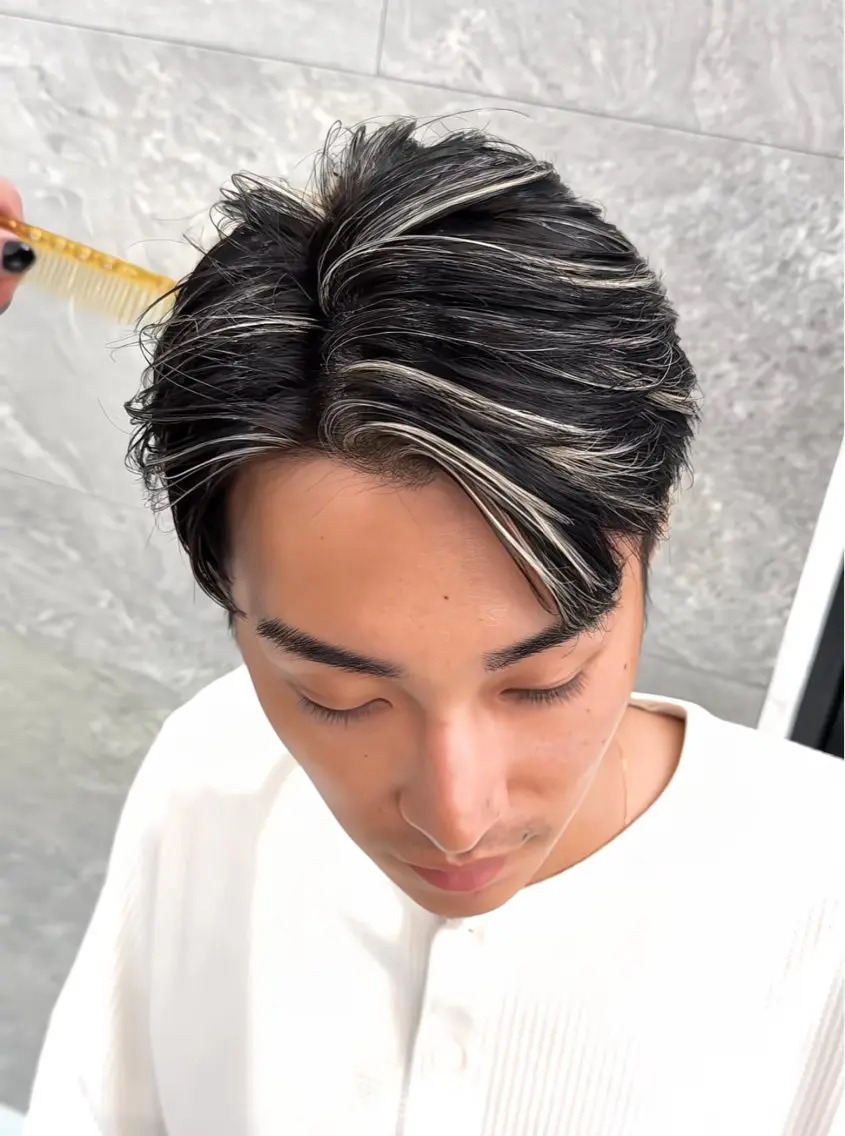 🇺🇸White系🔥外国人風ハイライト&cut🔥の写真