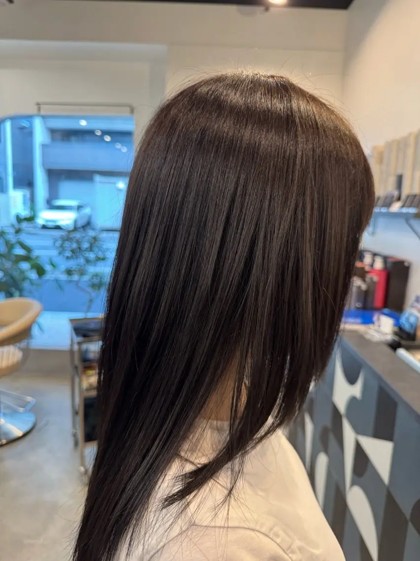 ロング カラー カット ヘアカラー トリートメント dog star 関 海斗のヘアスタイル