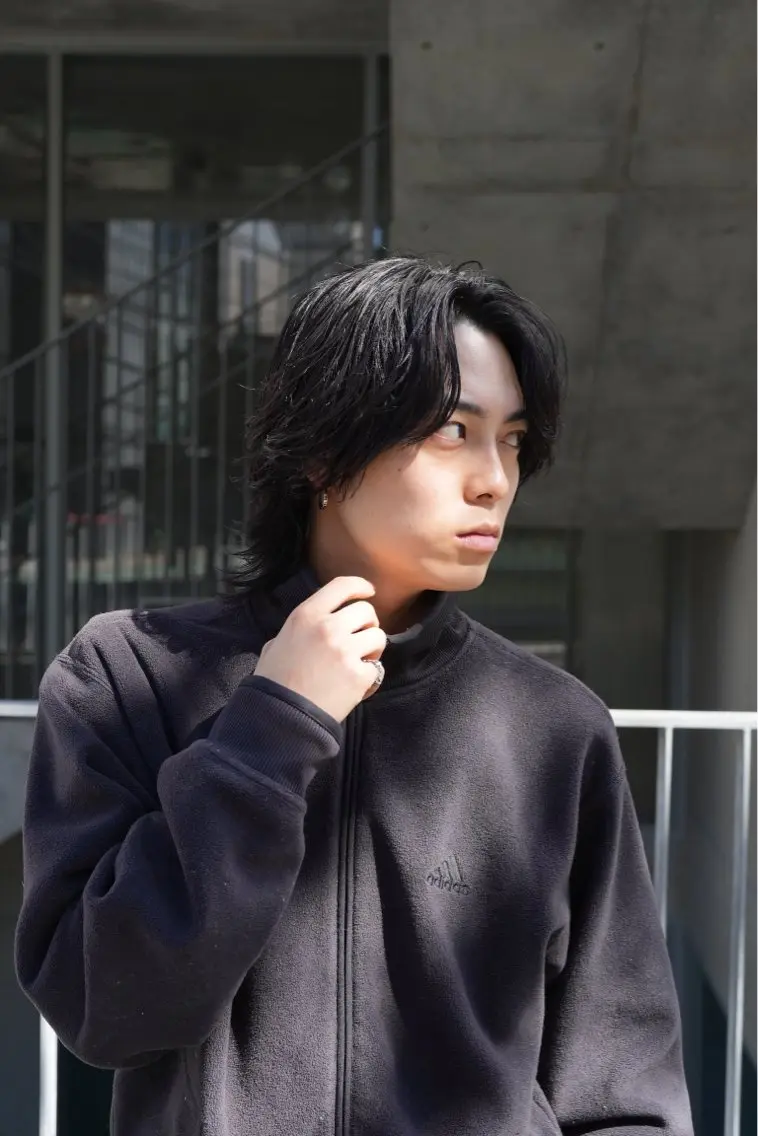 ミディアム メンズ カット パーマ 川口 翔太郎（fifth）のヘアスタイル