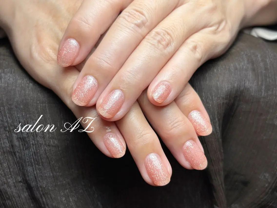 ネイル 長さ出し フットネイル フレンチネイル マグネットネイル ニュアンスネイル salon AZのネイルデザイン