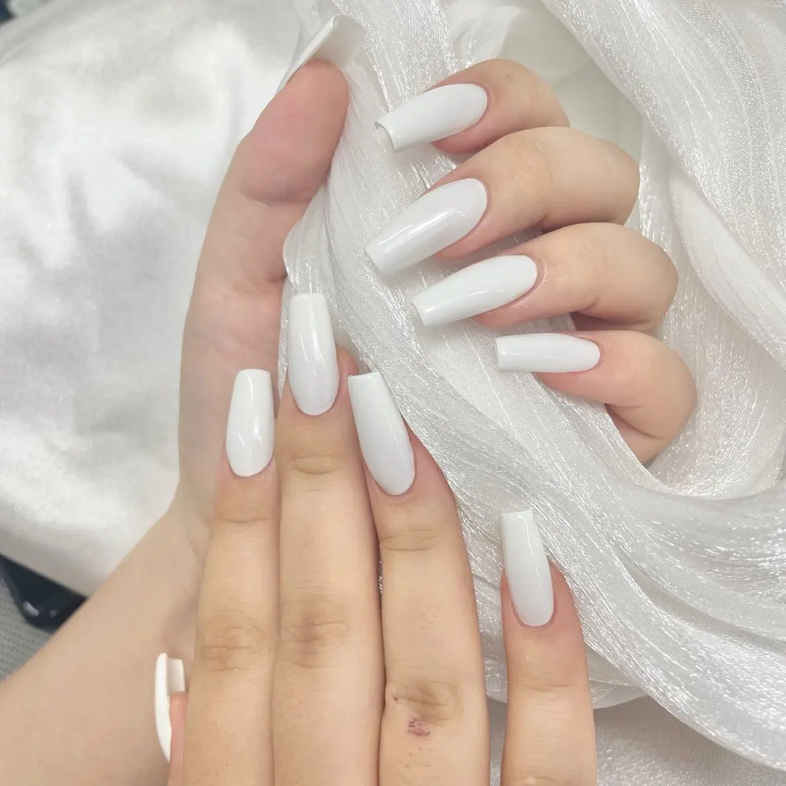 ネイル ワンカラーネイル ネイルチップ 夏 目のネイルデザイン
