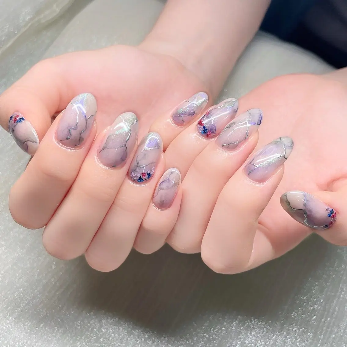 ネイル 長さ出し ハンドネイル Nailist suzuのネイルデザイン